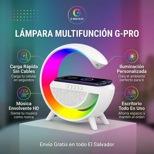Parlante Bluetooth con cargador inalámbrico